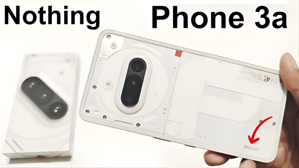 Nothing Phone 3a 5G con Snapdragon 7s Gen 3 y 256GB de almacenamiento