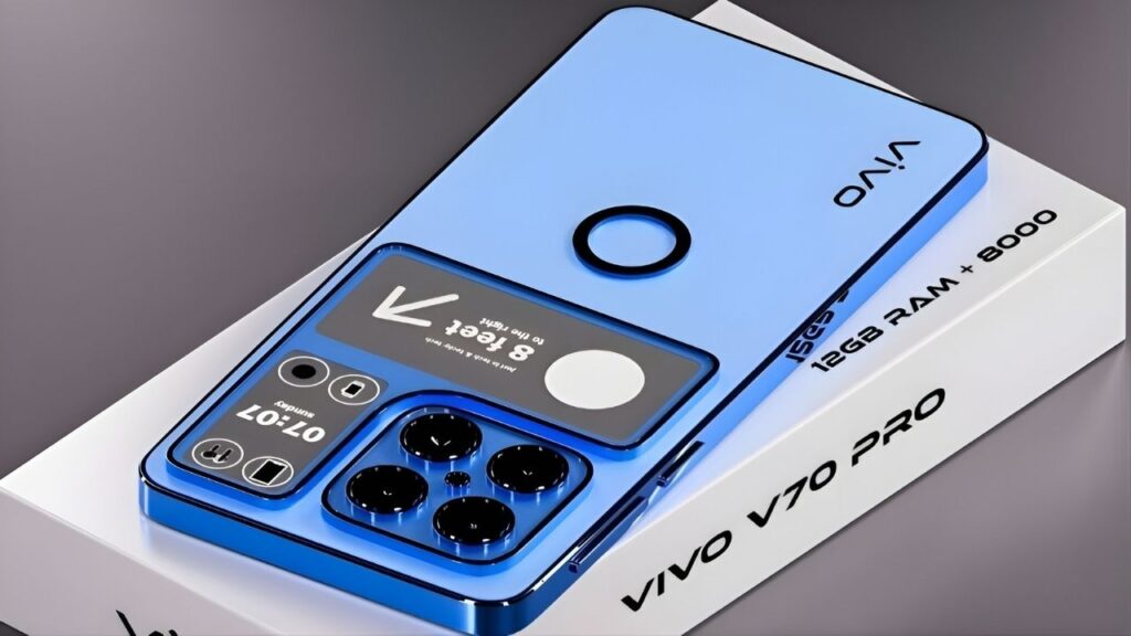 Vivo V70 Pro 5G: pantalla 4K, batería de 10000mAh, 24GB RAM y cámara DSLR de 300MP