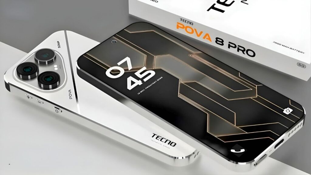 Tecno POVA 8 Pro 5G: Dimensity 7400 Ultra y batería de 7000mAh
